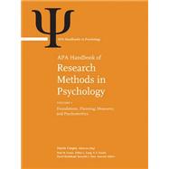 APA Handbook of Research Methods in Psychology Volume 1: Foundations, Planning, Measures, and Psychometrics Volume 2: Research Designs: Quantitative, Qualitative, Neuropsychological, and Biological Volume 3: Date Analysis and Research Publication 9781433810039