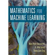 Mathematics for Machine Learning 9781108470049