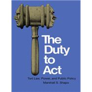 The Duty to Act 9780292780255