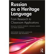 Russian as a Heritage Language 9781003380276