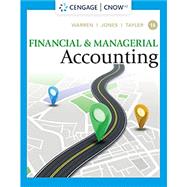 CNOWv2 for Warren/?Jones/?Tayler's Financial & Managerial Accounting, 1 term Printed Access Card 9798214040318
