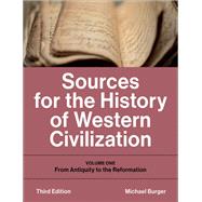 Sources for the History of Western Civilization 9781487540340
