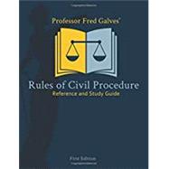 Professor Fred Galves' Rules of Civil Procedure: Reference and Study Guide 9781985210509