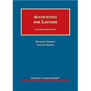 Accounting for Lawyers, Concise(University Casebook Series) 9781636591070