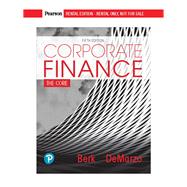 MyLab Finance with Pearson eText -- Access Card -- for Corporate Finance The Core 9780135161159