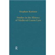 Studies in the History of Medieval Canon Law 9781040231319