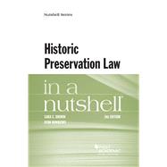 Historic Preservation Law in a Nutshell 9781640201569