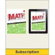 Glencoe Math, Course 2, Complete Student Bundle, 1-year subscription 9780021381845