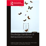 Routledge Handbook of Behavioral Economics 9780367321857