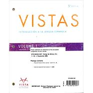 Vistas 5th Ed Vol 1 (Chp 1-6) Looseleaf Textbook + Supersite (6M) 9781680041897