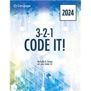 MindTap for Green's 3-2-1 Code It! 2024, 2 terms Printed Access Card 9780357932261