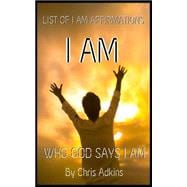 List of I Am Affirmations 9781502332394