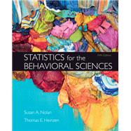 Loose-Leaf Version for Statistics for the Behavioral Sciences 9781319242435