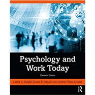 Psychology and Work Today 9781138052949