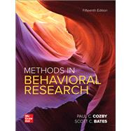 Connect Access Card for Methods in Behavioral Research, 15th ed 9781260883039