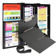 Nursing Clipboard Foldable Clipboard Medical: Nursing Edition Cheat Sheets Aluminum 3 Layers Foldable Clipboard Nursing Pocket Size Profile Clip Nurse Clipboard Notepad for Nurses Students and Doctors (B09MKXTXP5) (NO RETURNS ALLOWED) 8780000183096