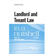 Landlord and Tenant Law in a Nutshell 9781634603232