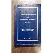 Classics in the Social and Behavioral Sciences 9781581523270