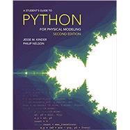 A Student's Guide to Python for Physical Modeling 9780691223650