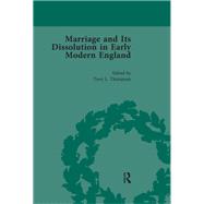 Marriage and Its Dissolution in Early Modern England, Volume 4 9781000943856