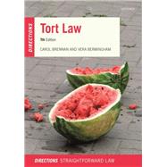 Tort Law Directions 9780198853923