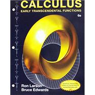 Bundle: Calculus: Early Transcendental Functions, Loose-leaf Version, 6th + WebAssign Printed Access Card for Larson/Edwards' Calculus: Early Transcendental Functions, 6th Edition, Multi-Term 9781305714045