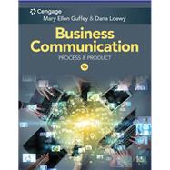 MindTap for Guffey /Loewy's Business Communication: Process & Product, 1 term Printed Access Card 9780357984130