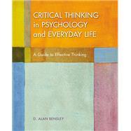 Critical Thinking in Psychology and Everyday Life 9781319294199
