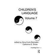 Children's Language 9781317784258