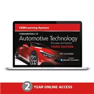 Fundamentals of Automotive Technology 2-Year CDX Online 9781284254280