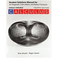 Student Solutions Manual for Calculus: Late Transcendentals Single Variable 9781319254438