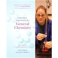 Lab Experiments for General Chemistry 9780534424480