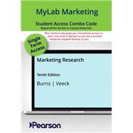MyLab Marketing with Pearson eText + Print Combo Access Code for Marketing Research 9780135364888