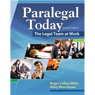 Paralegal Today: The Essentials, Loose-Leaf Version, 7th 9780357615294
