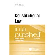 Constitutional Law in a Nutshell(Nutshells) 9798887865300