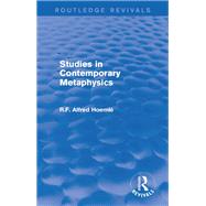 Studies in Contemporary Metaphysics 9781317285472
