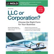 Llc or Corporation? 9781413325478