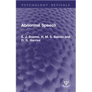 Abnormal Speech 9781003565833