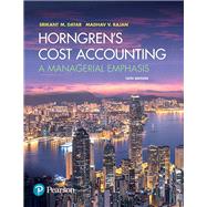 Horngren's Cost Accounting 9780134475998