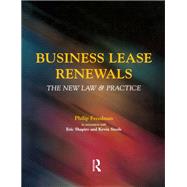 Business Lease Renewals 9781138156012