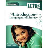 LETRS FOUNDATIONS (INTRO LANGUAGE & LITERACY) 9781602186095