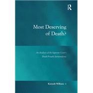 Most Deserving of Death? 9781315596099