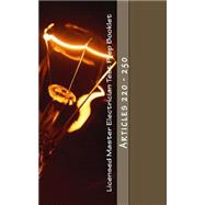 Licensed Master Electrician Test Prep Booklet 9781503006300