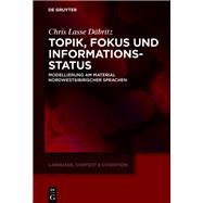 Topik, Fokus und Informationsstatus 9783110716337