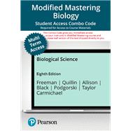 Mastering Biology with Pearson eText (up to 24 months) + Print Combo Access Code for Biological Science 9780138276362