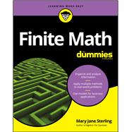 Finite Math for Dummies 9781119476368