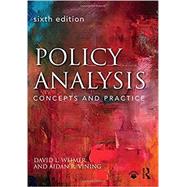 Policy Analysis: Concepts and Practice 9781138216518