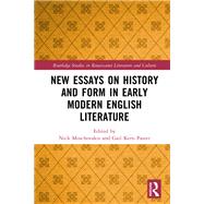 New Essays on History and Form in Early Modern English Literature 9781032437033