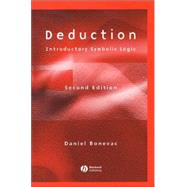Deduction Introductory Symbolic Logic 9780631227106