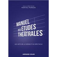 Manuel des études théâtrales 9782200617554